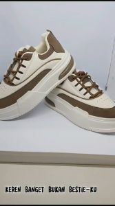 Sepatu Sneakers Wanita Terbaru Korean Style bahan kulit PU Premium SK 295