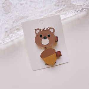 Cartoon Hair Accessories for Girls Baby Girl Hair Clips Autumn Winter New Style Childrens Hair Decorations Baby Hair Clips