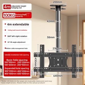 BESSGROUP | Adjustable Rotatable and Elevatable Dual Screen TV Mount