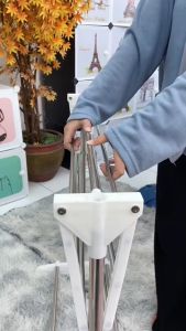 Rak Jemuran Handuk Lipat Stainless - Gantungan Handuk Lipat - Rak Handuk Lipat Serbaguna