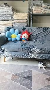 Vỏ gối sofa 45x45 màu trơn vải thun mỏng mịn mềm mại co giãn