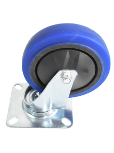 Mild Noise Brake Rubber Wheels Industrial Activity Wear Resistant Universal Wheels 3 Inch 4 Inch 5 Inch Home Storage Cart