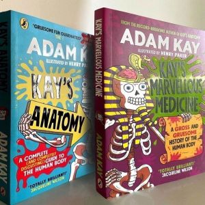 (2books) ADAM KAY Kay’s marvelous medicine & Kay’s anatomy