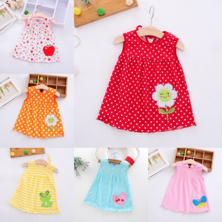 Baju Baby Girl Dress Baju Bayi Perempuan 2-24 Months Murah