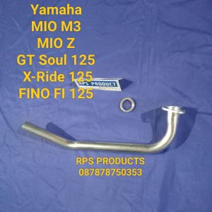 Leher Knalpot Yamaha Mio M3 Z Gt Soul Fino Dan Xride 125 CC Standar Original Paling Tebal Berkualitas