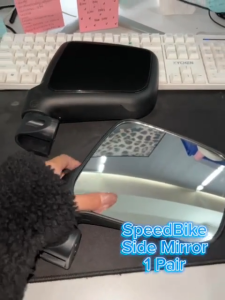 SPEEDBIKE Side Mirror LEFT and RIGHT Lenght 17cm Height 16cm Width 5cm 1pair
