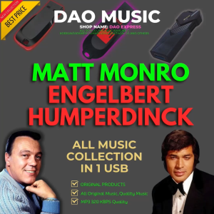 Matt Monro & Engelbert Hits Collection | USB Flash Drive | MP3 320kbps Premium Sound Quality
