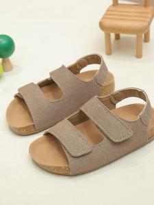 Summer 2025 Casual Artistic Style Childrens Sandals Anti-slip Soft Bottom Beach Shoes Exposed Toe Slippers for Boys And Girls