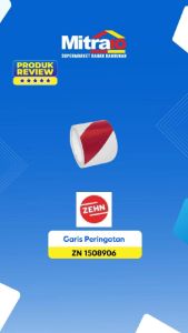 Zehn Garis Peringatan Bahaya ZN 1508906 50 Meter Merah-Putih