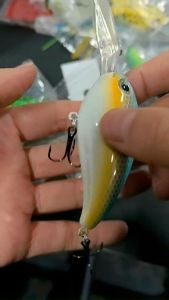 1 pc Crank bait Umpan Pancing Wobbler 14g 10cm Ikan Kecil Isca Umpan Buatan Crankbait Leurre de Bass Pike Trolling Pesca Tackle