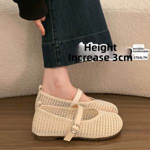 ZOG | Lace Mesh Cutout Mary Jane Style Summer Dress Shoes