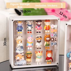 AMU·PIGGY | Transparent Dustproof Wall Mount Display Storage Cabinet