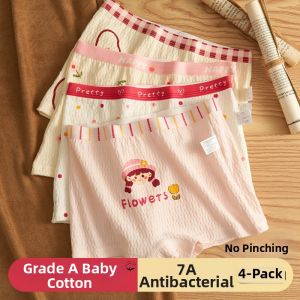 Comfortable No-Pinch Design Girls Underwear Full Cotton
