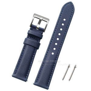 Nylon Watch Strap 18mm 20mm 22mm Business Band Canvas Fabric Sport Bracelet Quick Release Smartwatch Woven Wristband Accessories