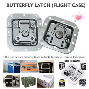 4PCS Small/Big Butterfly Latch Lock Flight Case Tour Case Heavy Duty