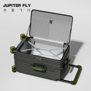 JUPITER FLY | Side Opening Wide Handle Carry-On 20 Inch Large Capacity Aluminum Frame Travel Suitcase
