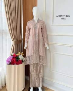 AC>> Tunik Airin Terbaru - Kebaya Modern Rok Songket - Baju Wisuda - Pakaian Melayu By Aulia C049