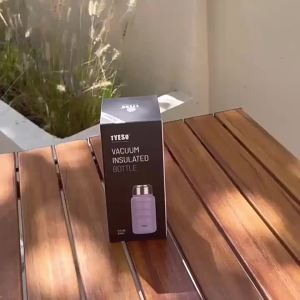 Tyeso Insulated Water Bottle Double Layer Stainless Steel Vacuum Flask Portable Water Cup Outdoor Fitness Sports Drinkware