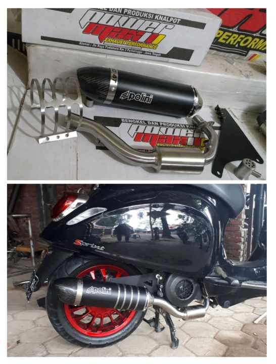 Knalpot Polini Vespa Polini Evolution Marmitta Polini Evo Piaggio