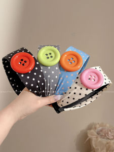 PINK EMPRESS | Dot Button Hair Hoop for Managing Loose Strands