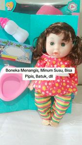 Boneka Susan Bisa Pipis Menangis Minum Susu Mama Papa Baby Bayi Anak