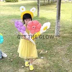 Balon Foil Pentungan Motif Daisy Smile Bunga Matahari Dekorasi Ulang Tahun