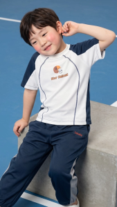 Quần dài thể thao Asbaby chất vải poly cool nhẹ thoáng khí cho bé trai gái size 12 tháng - 7 tuổi