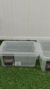 กล่องเอนกประสงค์ สีใส ฝาล๊อก มี 2 ขนาด กล่องใส่ของ storagebox กล่องใส่ของ  กล่องพลาสติกมีฝาล็อก