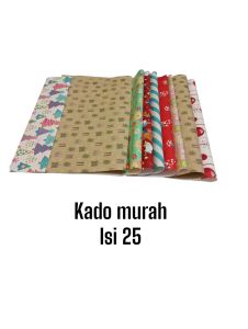 kertas kado murah berkwalitas/kertas kado isi 25 dan 50