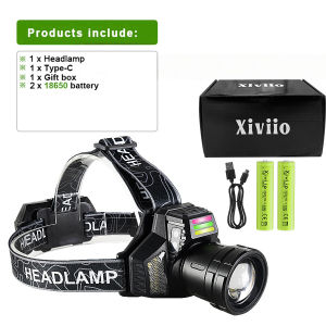 2026 NEW Ultra Bright LED Headlight Most Powerful Headlamp Motion Sensor Head Flashlight Outdoor Head Lantern Head Torch 18650