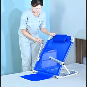 Ghế Tựa Lưng Cho Người Già - Tấm Tựa Lưng Trên Giường - Bục Tựa Lưng Chất Liệu Thép Cao Cấp Vải Thoáng Khí Có tay Vịn