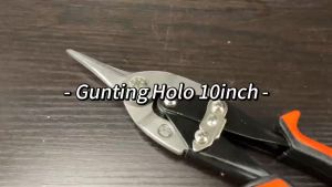JLD Gunting Seng Holo 10 Inch / Gunting Hollow Baja Ringan / Aviation Snips