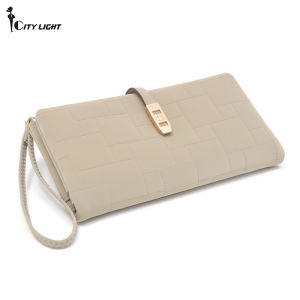New Women Long Wallet High Capacity Soft Leather Wallet Coin Purse