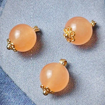 gumahus | 10mm Natural Jade Buttons for Traditional Chinese Clothing