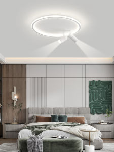 Bedroom Ceiling Lamp Northern Europe Creative Personality with Spotlight Minimalist Geometric round Study Lamp Modern Minimalist Room Lamp