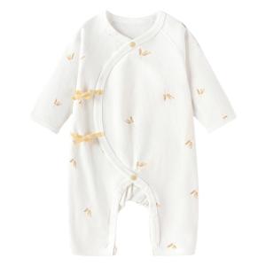 babylove | Newborn Tie-style One-piece Suit Modal Cotton