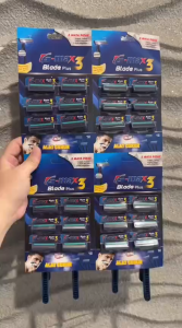 Alat Cukur Jadul Kumis Dan Jenggot 3 Mata Pisau Cukuran Silet Cukur 3 Mata Pisau