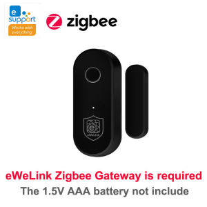 Zigbee Door Sensor Window Open Closed Detector EWeLink App Control Smart Home Security Alarm Support Alexa Work With Gateway