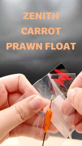 ZENITH Carrot Prawn Fishing Float 7.00CM Length Sensitive Lightweight Bright Color for Pond River Prawn Small Fish