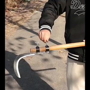 Manganese Steel Double-sided Sharpening Sickle Agricultural Weeding Tool For Garden Banana Orchard gardening tools【Shipping from Manila】