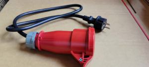 Bộ Chuyển Đổi Nguồn Kolanky CEE Red 11KW Sang Schuko 3.6KW 32A Với Cáp 0.3M Để Sạc Xe Điện Gia Đình 7.2KW CEE Blue