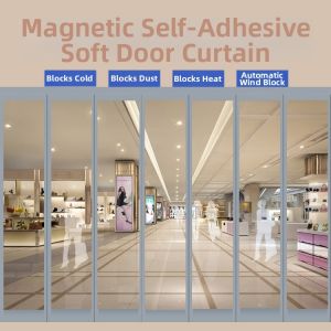 Magnetic Self-closing PVC Curtain