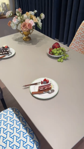 【i.Rumah】All-Inclusive Tablecloth Elastic Waterproof Oil-Proof PU Anti-Scalding Coffee Table Cover Desk Dining Protective