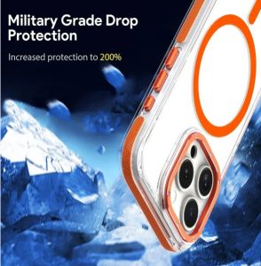  Luxury Clear Case for Xiaomi Redmi Note15 Pro Plus Note15 Pro+ 5G 4G Global Phone Shell Super Quality Shockproof Magnetic Wireless Charge Back Cover For Redmy Note15Pro + 5G 4G