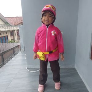 PAKET KOSTUM ANAK TOPI + TAS PINGGANG + JAKET SWEATER YAYA BOBOIBOY