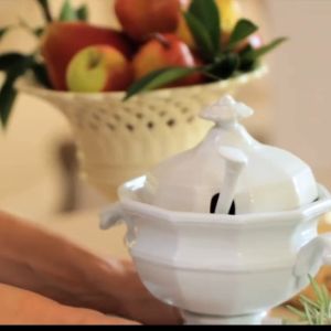 Firex 6 PAX Europal 32pc glass Vintage Rose Dinner set LZ32167