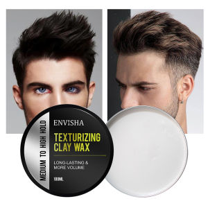 Envisha | ENVISHA Matte Finished Hair Care Styling Clay Mud Men High Strong Hold Wax Natural Fluffy Long Lasting Stereotype Beauty Health