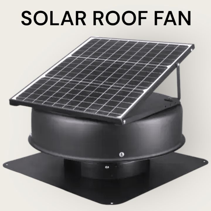 Solar Roof Ventilator 35 Watts 1300rpm Aluminum fan blades solar roof ventilator exhaust fan