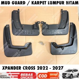 Mud Guard Xpander Cross 2022 2023 2024 2025 2026 2027 Hitam Emboss