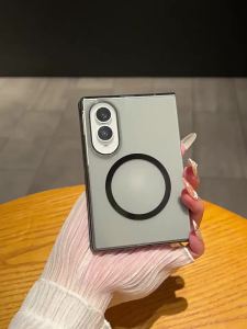Ultra-thin Drop Protection Case Magnetic Attachment for Foldable Design Transparent